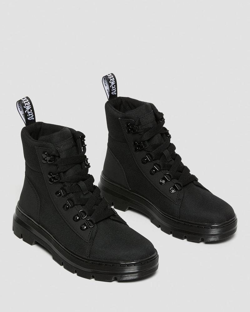 Black Women's Dr Martens Combs Poly Casual Boots | CA 80AHK